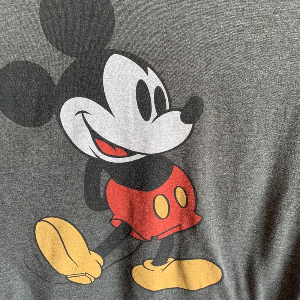 3/$20 Old Navy Gray Mickey Mouse Graphic Tee - Picture 4 of 7
